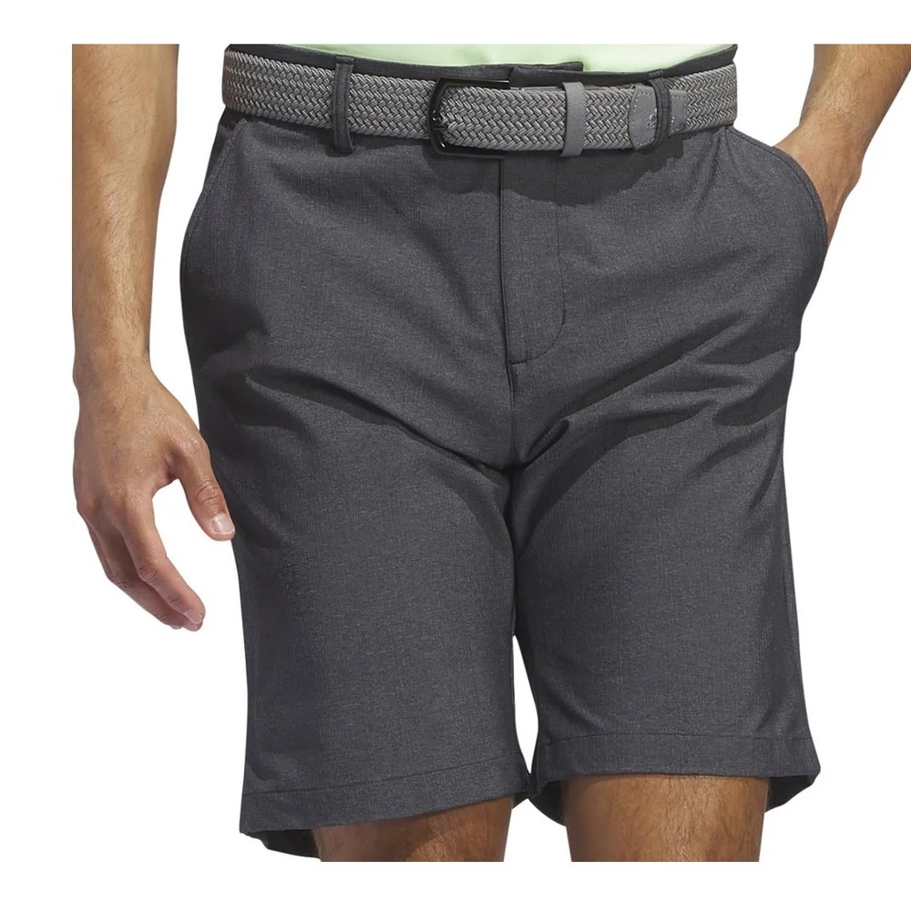 Adidas Men Golf Shorts Dark Gray Flat Front Performance Stretch Size‎ 40